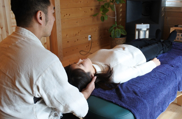 全く痛くない気持ちのいい施術だからリラックス効果も抜群